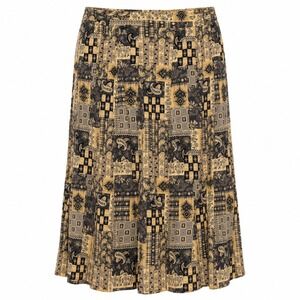 Vintage Orvis Patchwork Paisley Maxi Skirt Women Size 16 Boho Prairie Western‎